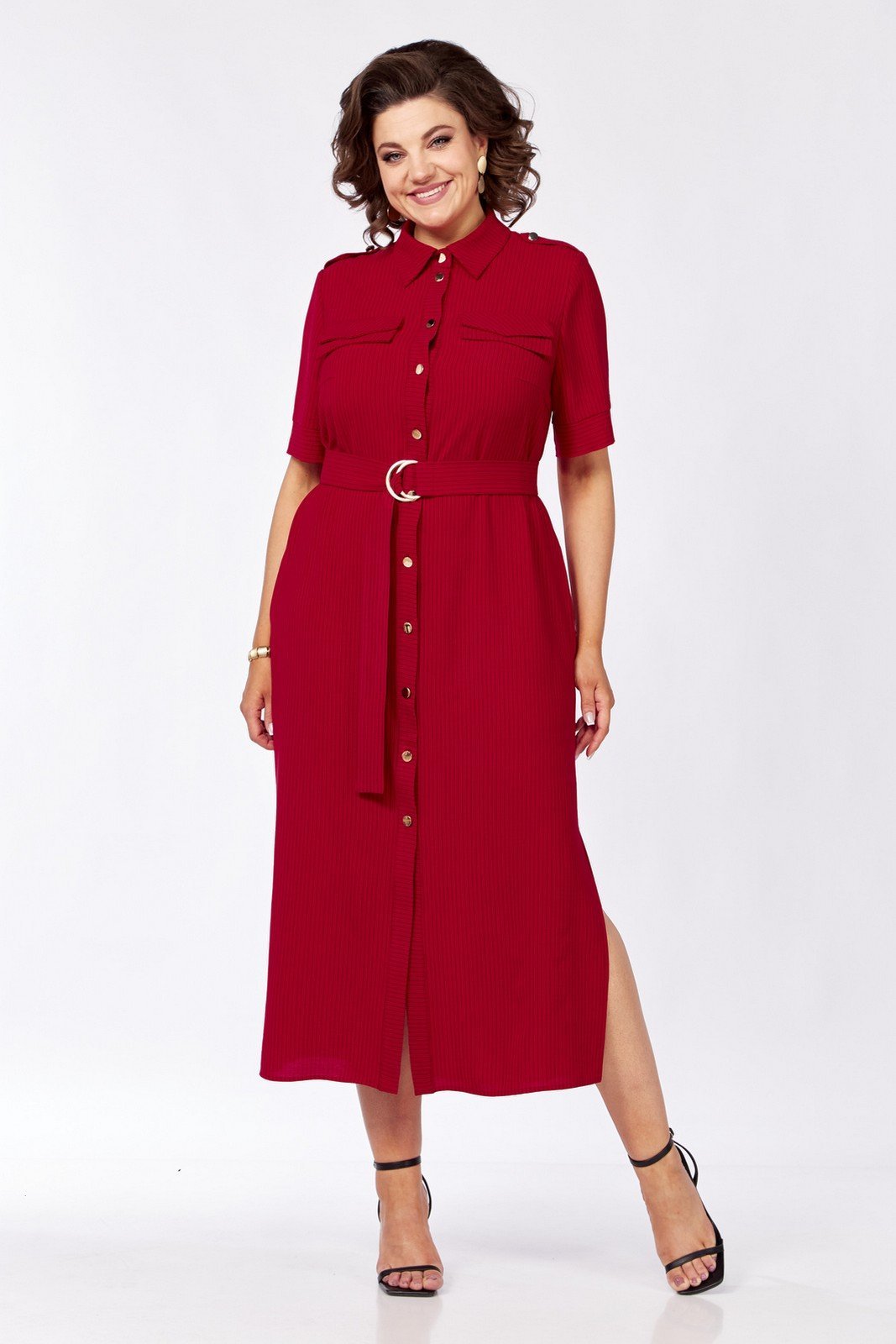 Платье 1136 красно-бордовый VI ORO купить в интернет магазине | в наличии